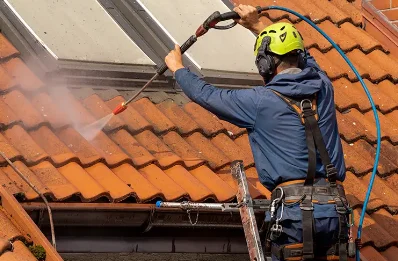 Démoussage et hydrofuge de toiture à Cordey